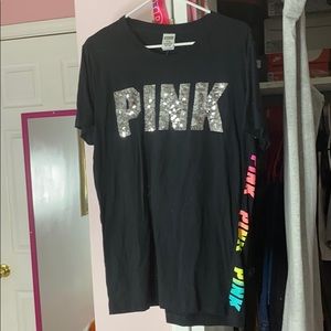 pink victoria secrets shirt